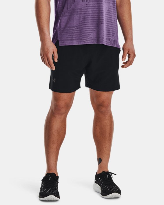 Men's UA Launch Elite 2-in-1 7'' Shorts, Black, pdpMainDesktop image number 0